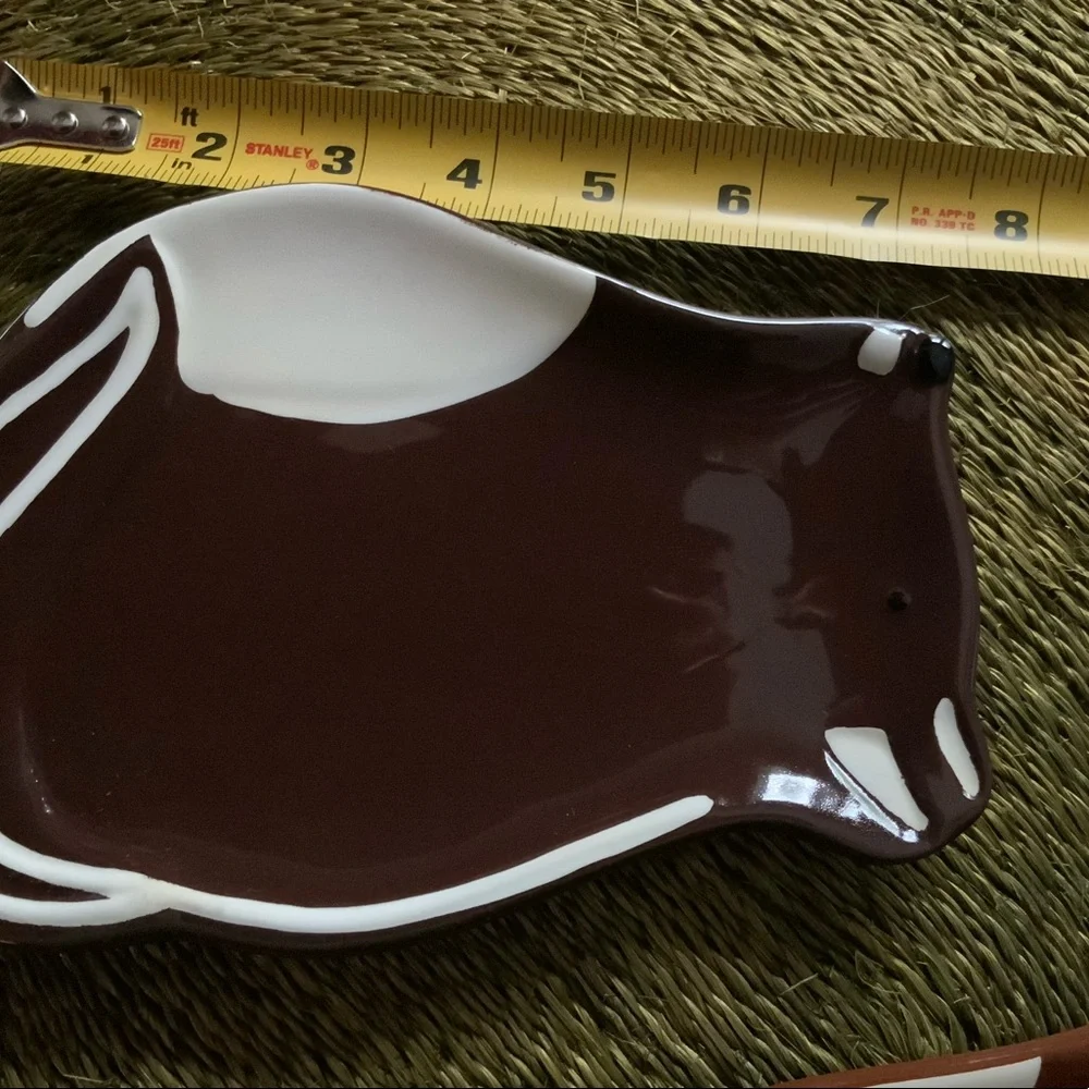 Woodland Animal Trinket Dishes, Set of 2 Ceramic Animal